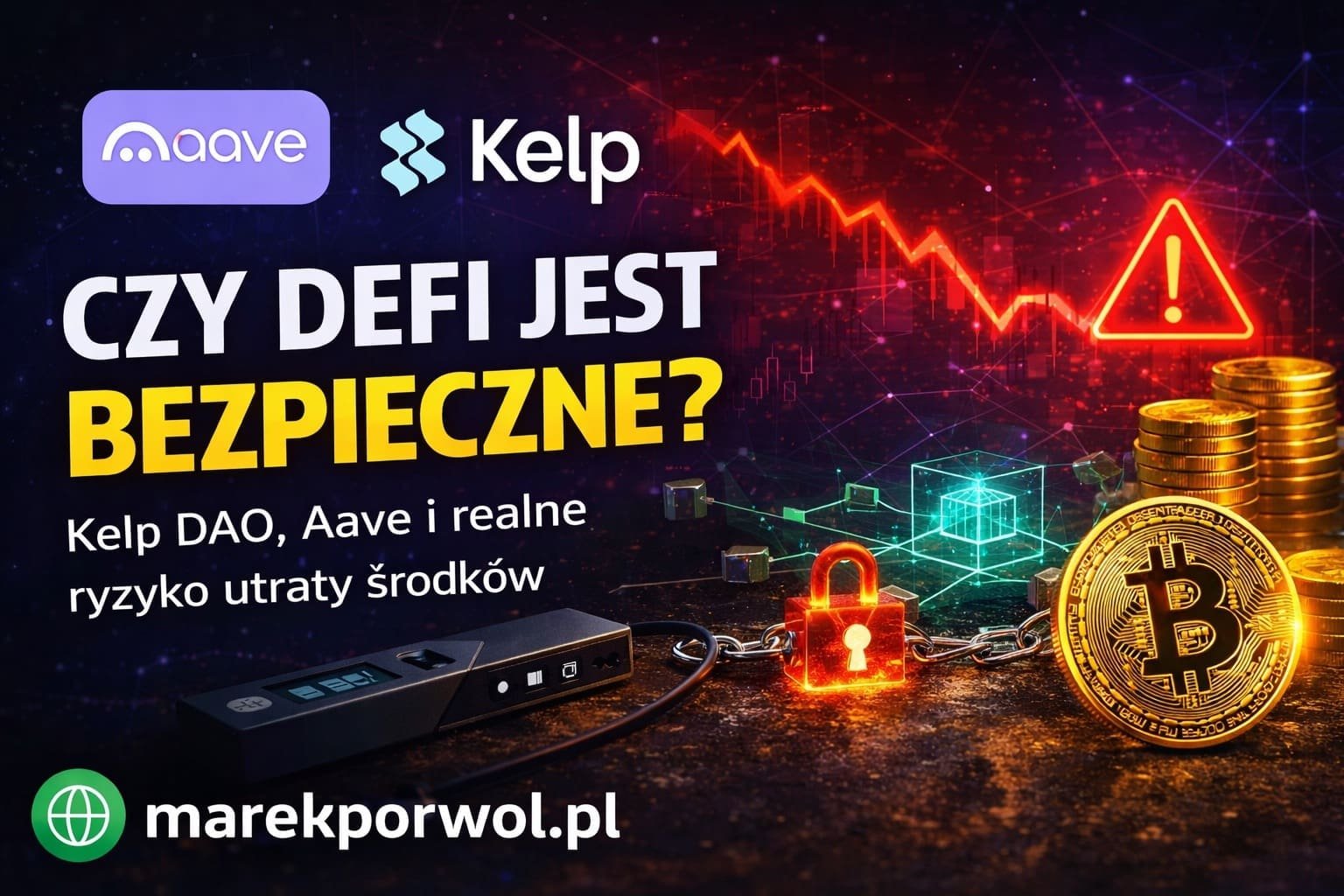 Czy DeFi jest bezpieczne – ryzyko DeFi na przykładzie Aave i Kelp DAO