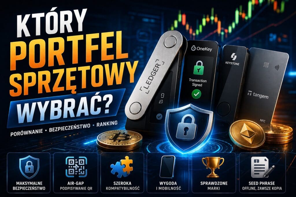 Który portfel sprzętowy wybrać – ranking hardware wallet 2026