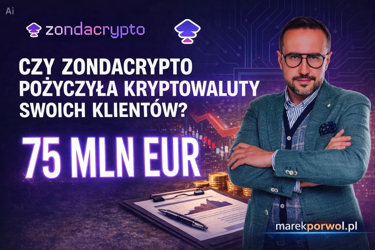 Czy Zondacrypto pożyczyła kryptowaluty klientów – analiza pożyczki 75 mln EUR i raportów giełdy