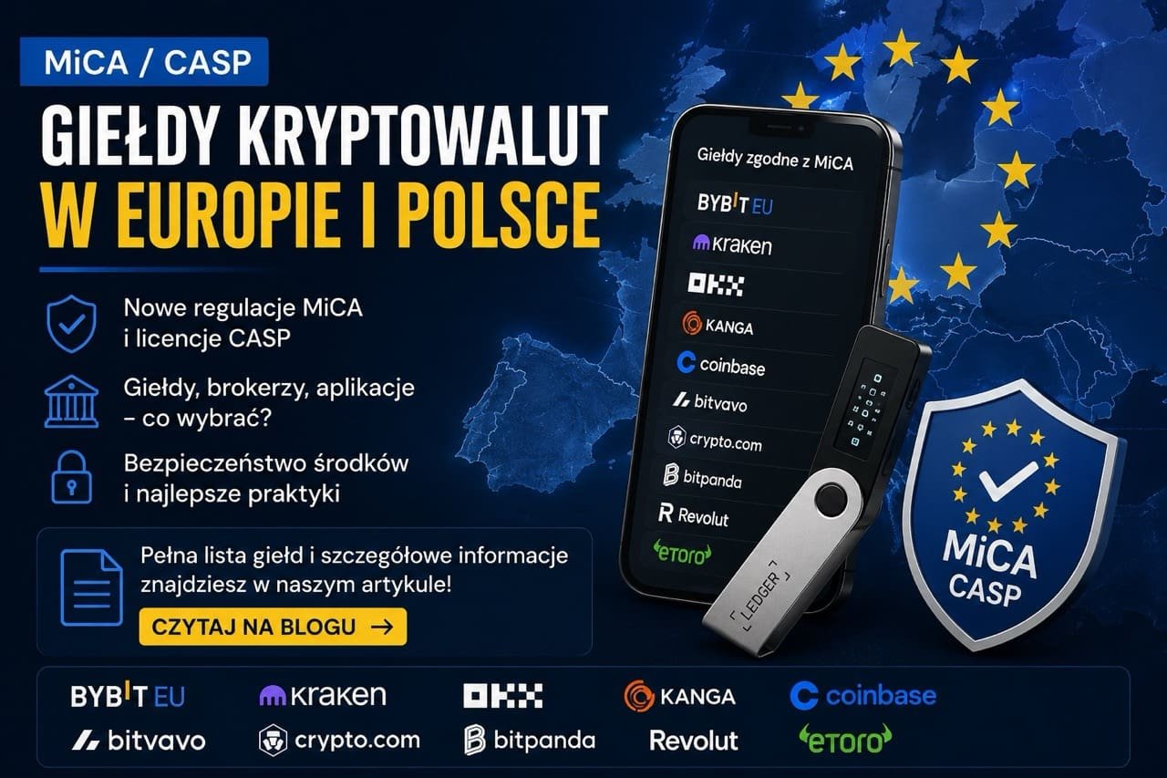 Giełdy MiCA CASP w Polsce i Europie jako alternatywy dla Binance na blogu Marek Porwoł